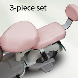 TEMU 3개 방수 인조 가죽 전동 스쿠터 시트 커버 - UV 저항, 미끄럼 방지, 사계절 사용 가능, 블랙, 브라운, 블루, 핑크 색상, 스쿠터 업그레이드 | 스타일리시 커버 디자인 | 미끄럼 방지 커버, 스쿠터 액세서리