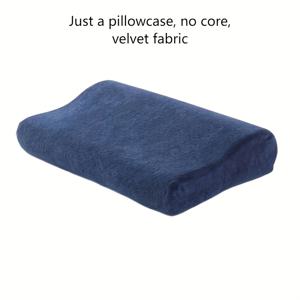 TEMU 50*30 웨이브 베개용 시즌 웨이브 베개 커버, 벨벳 원단, 통기성, 베개 속통 미포함