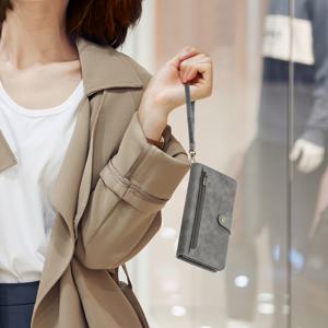 TEMU 삼성 S25 울트라용 케이스, 갤럭시 S24 플러스 비즈니스 에지 보호 커버, 지갑 플립 인조 가죽 케이스 S23/22 FE 스트랩 포함, 방수 쉘.