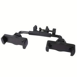 TEMU 12월 2023년 1월부터 26일 2024년까지 듀얼 카메라 멀티 카메라 확장 클립 블랙 플라스틱 모바일 폰 홀더, 셀카 설정용 다중 클립