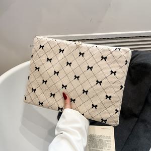 TEMU 리본 스타일의 노트북 가방. 10/11인치 아이패드, 13/14인치 맥북, .6인치 노트북 슬리브에 적합합니다.