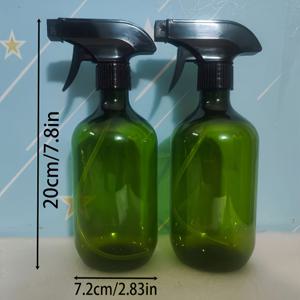 TEMU 다크 그린, 투명, 브라운 색상의 스프레이 병 2개. 무취 플라스틱 재질로 제작되었으며, 내구성이 좋고 세척이 용이합니다. 이 리필형 병은 트리거 디자인을 특징으로 하여 청소, 주방 사용, 헤어 살롱, 욕실에 적합합니다.