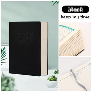 TEMU 2026년 데일리 및 월간 플래너, 찢을 수 있는 페이지, 자가 관리 정리, 학교 및 직장 노트에 적합, 14세 이상 청소년을 위한 이상적인 선물.