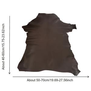 TEMU 커피 색상의 첫 번째 레이어 양모 가죽, 두께는 약 1.2mm. 모공이 뚜렷하게 보이기 때문에 가죽 가방에 이상적입니다. 귀걸이, 휴대폰 케이스, 지갑, 가방, 벨트, 신발과 같은 프로젝트에 적합합니다.