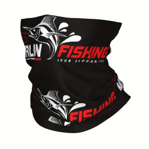 TEMU 낚시용으로 디자인된 가벼운 반다나 스타일 넥 게이터. 스카프 또는 헤어밴드로도 사용 가능합니다.