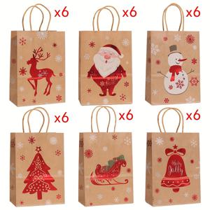 TEMU 36pcs 축제 크리스마스 선물 가방 - 8.07