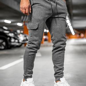 TEMU 남성용 헤비듀티 카고 팬츠 - 탄력 있는 끈 조절 허리, 다기능 포켓이 있는 전술적 조깅 바지 - 사계절 운동, 하이킹, 체육관, 일상복 - 비투명 소재 - 레귤러 핏 아웃도어 & 캐주얼 웨어, 워크아웃 팬츠, 스포티한 스타일, 강화된 스티칭, 활동적인 라이프스타일, 내구성 디자인, 피트니스 애호가용|남자바지|헬스복