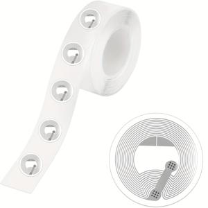 TEMU 50개 NFC 라벨 스티커, 재사용 가능한 NTAG213 NFC213 태그 (144바이트 저장 공간), 모든 NFC 지원 휴대폰 및 장치와 호환 가능