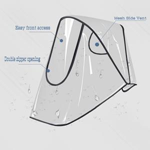 TEMU 유니버설 여행용 유모차 방수 및 커버, 아기 유모차 보온 보호커버, 방풍·방진·방충 기능