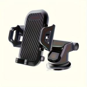 TEMU A Mobile Phone Holder, 일반 모터스 대시보드용, PVC 재질, 접착 젤 패드 포함, 흡착 컵으로 차량용으로 디자인, 사계절 모두에 적합.