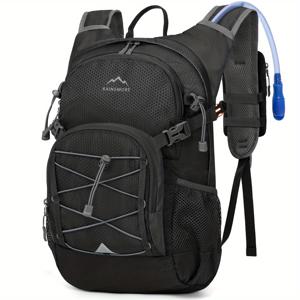 TEMU RAINSMORE 2L 물병 배낭, 2L 물탱크가 있는 남녀 공용 경량 보온 하이킹 배낭, 하이킹, 러닝, 사이클링 및 마운틴바이크에 적합