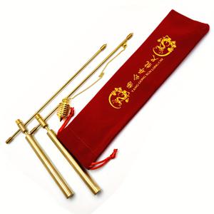 TEMU 도징 로드 구리, 2개 세트 - 순수 구리와 황동 제작, 선물 상자 및 가방 포함 - 금 탐지, 물 찾기, 사냥, 분실된 물건 위치 확인, 예/아니오 질문용