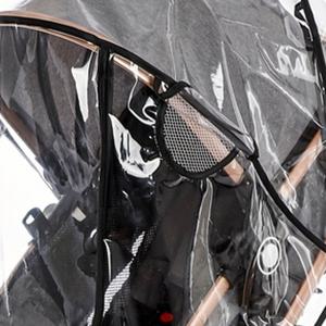 TEMU PC 유모차 방수 커버, 유모차 범용 액세서리; 아기 여행용 야외 바람 및 비 보호막