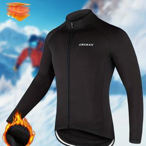 TEMU 남성용 겨울 자전거 재킷, 3개 후면 포켓, 플리스 산악 자전거 재킷, 따뜻한 사이클링 탑, 스포츠 레저 재킷