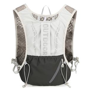 TEMU 12L 다기능 러닝 백팩, 안전 기능 및 물통 호환성 & 반사 지퍼 - 경량 운동용 백팩, 하이킹, 사이클링, 여행용 - 조깅, 체육관, 야외 활동을 위한 인체공학적 디자인 - 남녀 공용 내구성 있는 데이팩, 통기성 메쉬 소재, 스포티한 스타일, 강화된 스티칭, 액티브 라이프스타일