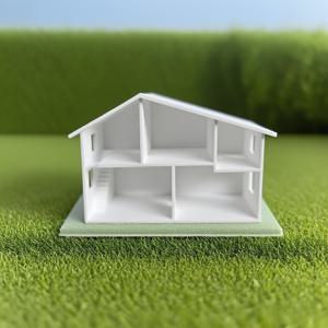 TEMU 1개 노르딕 미니어처 하우스 스태츄 - 내구성 플라스틱 멀티룸 디자인 실내/야외 장식, 전기 불필요, 사무실 책상 & 거실 힐링 , 홈 데코, 현대적 인테리어 소품, 정교한 건축물, 수공예 작품, 고급 공예품, 인테리어 디자이너용|인테리어소품