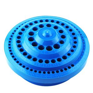 TEMU 생동감 넘치는 블루 드릴 비트 정리판 (00-15 번호 슬롯) - 내구성 있는 플라스틱 드릴 액세서리 홀더, 작업실 및 DIY 프로젝트용 효율적인 드릴 비트 보관 도구, 명확한 숫자 표시