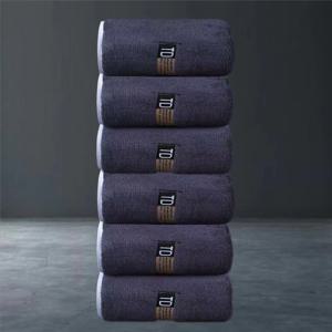 TEMU 5성급 호텔 욕실용 퀵 드라이, 뛰어난 흡수력의 타월 6개 세트. 크기는 29.13X13.39인치입니다. 초극세사 핸드 타월은 파란색, 회색, 흰색으로 제공되며, 매우 부드러운 질감을 가지고 있습니다. 가정, 스포츠, 캠핑, 욕실 및 얼굴 세척에 적합합니다.|스포츠|빈티지|수건