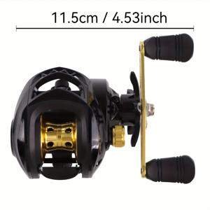 TEMU 밍우 헤비듀티 스피닝 릴 - 최대 드래그 기능, 해수 및 담수 겸용, 건 핸들, 알루미늄 스풀, 내식성 - 대형 게임 피시, 배스, 송어 낚시용 프로페셔널 베이트캐스팅 휠, 내구성 강한 건스타일 핸들