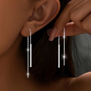 TEMU 클래식 기하학적 태슬 귀걸이 한 쌍, 모든 계절에 적합한 정교한 주얼리, 결혼식, 파티, 신학기, 추수감사절, 맥주 축제, 카니발, 할로윈, 크리스마스와 같은 축제 행사에 완벽