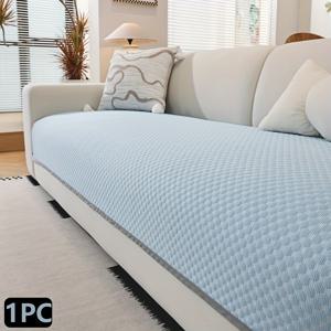 TEMU 1개, 편안하고 피부 친화적인 미끄럼 방지 소파 쿠션 (베개 커버 미포함). 입체 자카드 일체형 소파 좌석 쿠션. 부드러운 입자 텍스처 소파 보호대, 반려동물 친화적, 2인용, 3인용, 4인용 소파에 적합|쇼파|소파패드