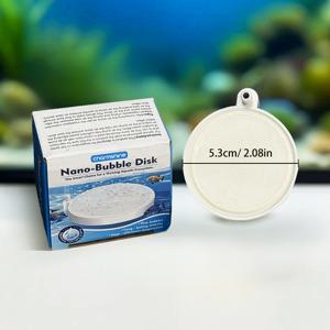 TEMU 낮은 압력 나노 플레이트 산소판, 분무 가스 판, 나노 에어 스톤 산소 버블 디퓨저, 고밀도 어항용 미세 거품 생성기, 수족관에 적합한 물고기 탱크 용기