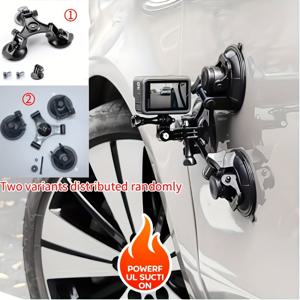 TEMU 액션 카메라용 헤비듀티 삼각대 스탠드, for GoPro Hero 13/12/11, Insta360 X4/X3, DJI Spark 4 & 3 호환 - 조절 가능한 암 및 360° 회전 기능의 다기능 흡착 컵 마운트, 내구성 있는 ABS 소재, 안전한 차량 및 야외 사용 가능, 튼튼한 구조