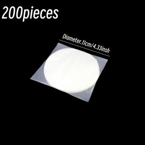 TEMU 200장/11cm 논스틱 베이킹 페이퍼, 방지용지, 기름방지 종이, 주방 레스토랑용, 햄버거 비프, 미트로프, 핸드파이, 냉동제품, 베이크 트레이 라이닝, 푸드 패드