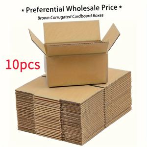 TEMU 10/20개 5.7인치 x 3.3인치 x 4.1인치 갈색 압축 우편 상자 뚜껑 포함, 내구성 있는 3겹 헤비듀티 골판지 상자, 우편 및 선물 포장용, 우편 용품 | 내구성 있는 골판지 상자 | 튼튼한 구조, 우편용 상자, 독립기념일, 추수감사절, 자유의 날, 개학, 옥토버페스트, 할로윈, 크리스마스, 크리스마스 이브