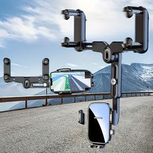 TEMU 2025 신형 차량용 휴대폰 거치대 - ABS 소재, 견고한 벽부착 디자인 & 안전한 그립감, 모든 스마트폰 호환, 인체공학적 오벌 형태, 컴팩트 스타일, 내구성 강화, 데일리 커뮤터용|그립톡