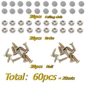 TEMU 30/60/90개 자동차 루프 버클, 천장 수리 키트, 스냅식 나사형 고정기구, 간편한 설치, 접착제 불필요, 내선강화된 나일론 사용, 자동차 지붕 수리에 적합