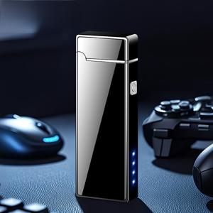 TEMU USB-C 충전식 플라즈마 듀얼 아크 전자 라이터 - 캠핑, 바베큐 생존 키트, 비상 SOS 기능, 무화염 무연 디자인, 아빠, 남자친구, 남편을 위한 완벽한 선물