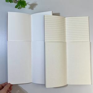 TEMU 4pcs A6 크래프트 종이 노트북 - 120장/240페이지 각, 4가지 스타일(공백, 라인, 그리드, 점 매트릭스), 매트 핏, 학생 및 전문가에게 완벽한 노트북, 학교용 노트북, 전문적인 일기 쓰기, 러스트릭 노트북, 내구성 커버