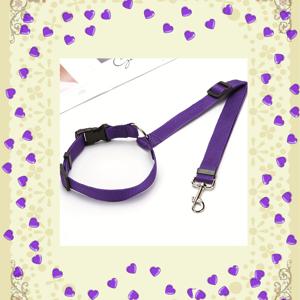 TEMU 1pc 강아지 자동차 안전벨트, 꽃무늬 디자인, 강력한 보라색 및 검정색 안전 허브, 안전한 핏, 애완동물 주인에게 크리스마스 선물, 손세탁 전용, 강아지 안전벨트, 차량 안전 액세서리, 우아한 애완동물 액세서리, 튼튼한 금속 버클