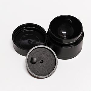 TEMU 20개입, 5g/5ml 소형 두꺼운 블랙 차단 크림 및 네일 폴리쉬 디스펜서 – 고품질 여행용 빈 용기