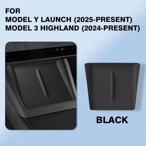 TEMU 테슬라 모델 Y 런치 주니퍼 2025 및 뉴 모델 3 2024-2025 무선 충전 실리콘 패드 커버 보호대 센터 컨트롤러