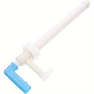 TEMU 1개 수동 핸드 프레스 펌프 - 내구성 강한 플라스틱 액체 디스펜서, 화학물질, 오일, 세제, 유체용 - 휴대용 핸드 펌프, 실험실, 작업장, RV, 연구 및 유체 이송용