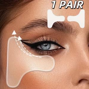 TEMU 1쌍 T자형 실리콘 아이패치, 휴대용 페이셜 스킨케어용, 실리콘 소재