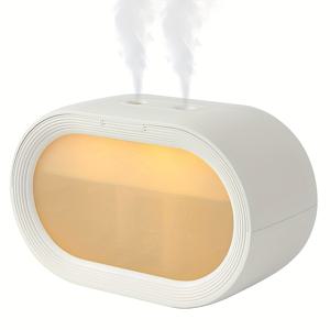 TEMU 스마트 아로마 디퓨저 & 휴대용 가습기, 야간 조명, 듀얼 스프레이 모드, 자동 차단, 조용한 작동, USB 충전식, 홈 & 데스크용 쿨 미스트 - 완벽한 크리스마스 선물, 홈 사용용 가습기, 데스크 가습기, 현대적인 미학, 내구성 있는 구조, 방/공기/홈용 가습기, 홈 향기 디퓨저, 에센셜 오일 디퓨저