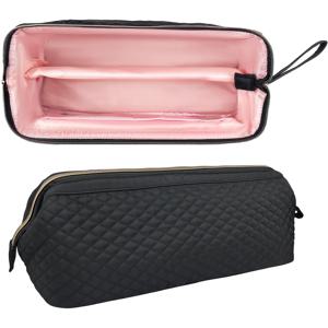 TEMU 1개 헤어 도구 여행 가방, 여행용 케이스, 다이슨/샤크 플렉스스타일용 여행 케이스, 고품질 휴대용 오픈 플랫 여행 가방, 다이슨/샤크 헤어 드라이어, 플랫 컬링 아이언 헤어 도구 여행 가방(가방만 포함)