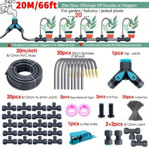 TEMU 유연한 황동 조절 가능한 스프레이 키트 그레이 3/8