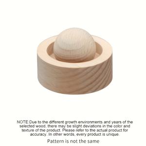 TEMU 천연 나무 원형 디퓨저 2개 세트 - 에센셜 오일을 위한 귀여운 미니 홀더, 향의 점진적 및 연속적인 방출, 침실, 거실, 욕실 및 자동차 장식 및 향기 부여에 적합, 나무 아로마테라피 디퓨저