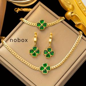 TEMU 3피스 행운의 18K 금도금 주얼리 세트 (목걸이 + 팔찌 + 귀걸이), 세련된 고급스러운 스타일, 연회 결혼식 | 파티 휴가 | 일상 착용 | 가족 친구 베프를 위한 정교한 선물