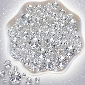 TEMU 762개, 6/8/12/20mm 투명 , 센터피스 장식용, 웨딩, 프로포즈, 생일 파티, 연회, 홈 , 메이크업 브러쉬 홀더, 크리스마스 장식, 할로윈 데스크탑 파티 블링 장식, 공예용 보석