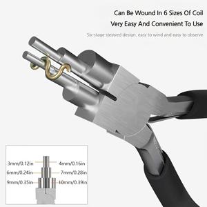 TEMU 1개 심메이커 헤비듀티 쥬얼리 플라이어 - 전문가용 베일 제작, 루핑, 점프 링 도구 (미끄럼 방지 그립) - 0.15