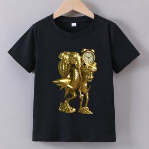 TEMU 남아 여름 반팔 