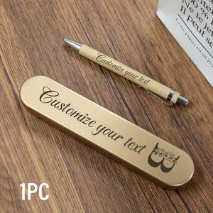 TEMU 맞춤형 볼펜(선물박스 포함 & 선물박스 미포함), 맞춤 텍스트 젤펜, 맞춤 글자 꽃 펜, Writech 펜, 개인화 선생님 펜, 생일 선물, 가족, 친구, 사무실, 커플용