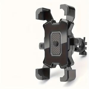 TEMU 전용 GPS 마운트, 충격 방지 블랙 휴대폰 홀더 (자전거용) - 전기 자전거 및 액세서리, 핸즈프리 라이딩 장비.