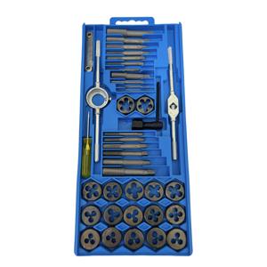 TEMU 캐스톨 툴스 40피스 미터법 나사 세트 드릴 & 탭 세트 공구 선물, 합금강 M3-M12, 고경도, 내구성 강한 금속 나사 및 탭 키트, 렌치 포함, 전원 불필요, 필수 DIY 하드웨어 공구