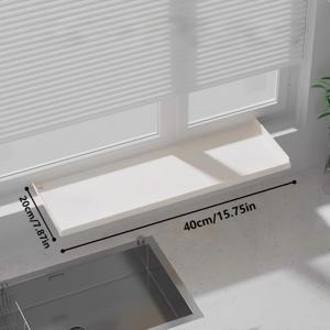 TEMU 1세트 자석식 무드릴 창문대 확장 보드 | 원클릭 설치/제거 | 조절 가능한 주방 수납 선반 | 좁은 가장자리 확장 카운터탑/발코니 선반 | 강력한 접착력 무드릴 | 창문대 개조 도구 | 공간을 의미 있게 확장 | 저장 용량 증가 | 강력한 하중 지지 가능, 랙